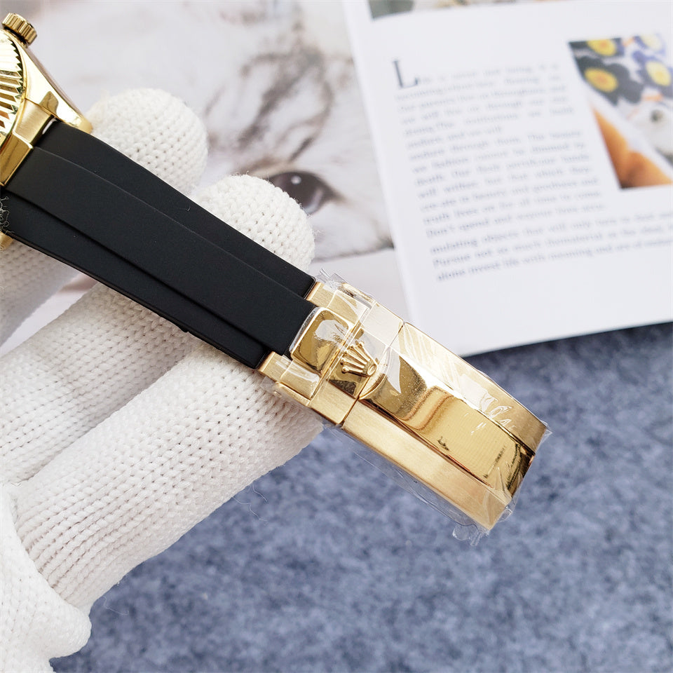 ROLEX SKYDWELLER BLACK DIAL GOLD - U1 FACTORY