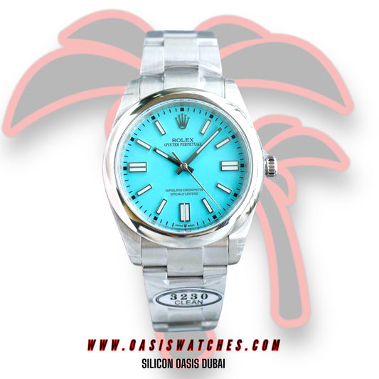 ROLEX OYSTER PERPETUAL TIFFANY BLUE