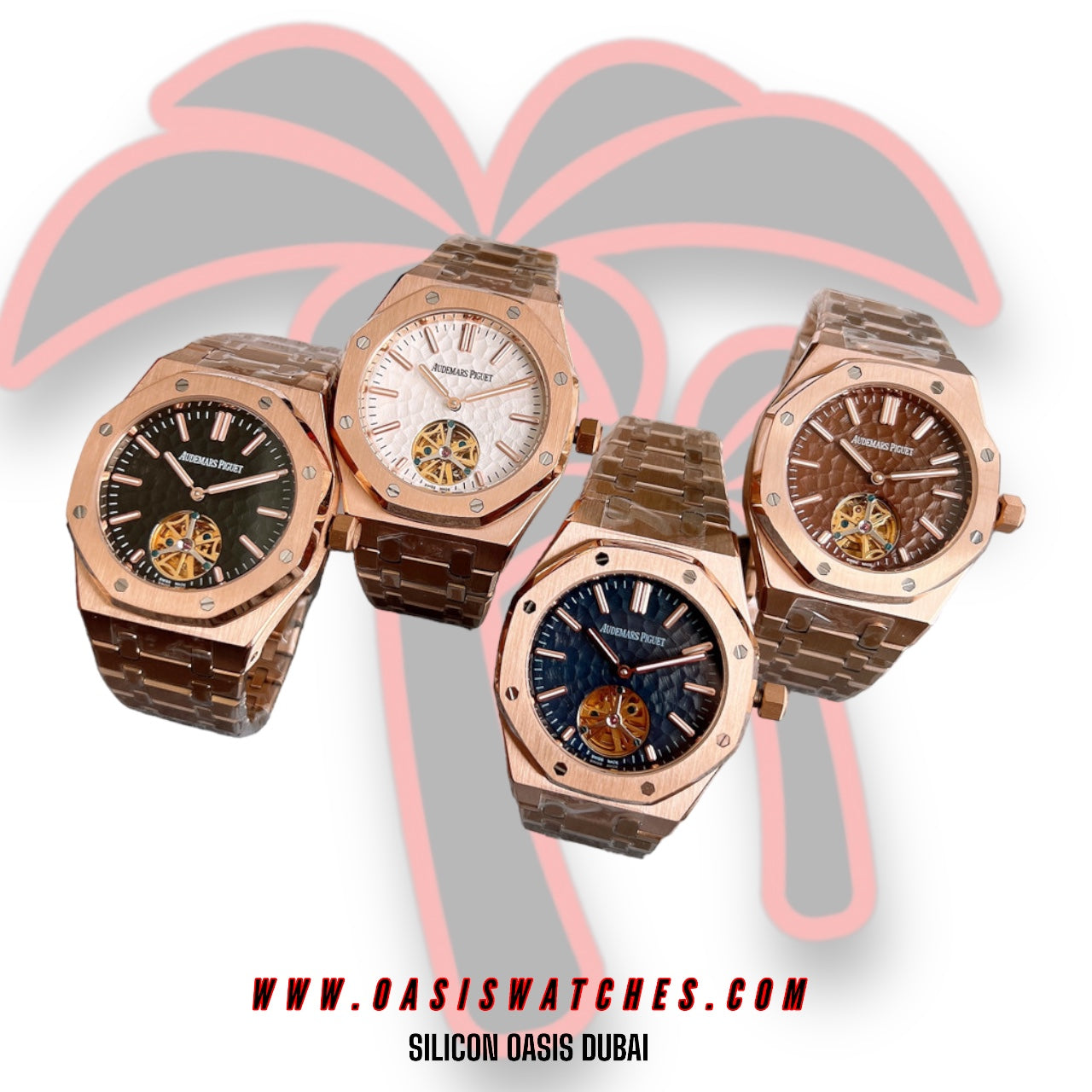 AUDEMARS PIGUET - SPECIAL DIAL ROSEGOLD 42MM - OPEN HEART - 4 MODELS - U1 FACTORY