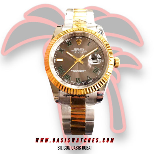 ROLEX DATEJUST WIMBLEDON TWO TONE BICOLOR U1 FACTORY